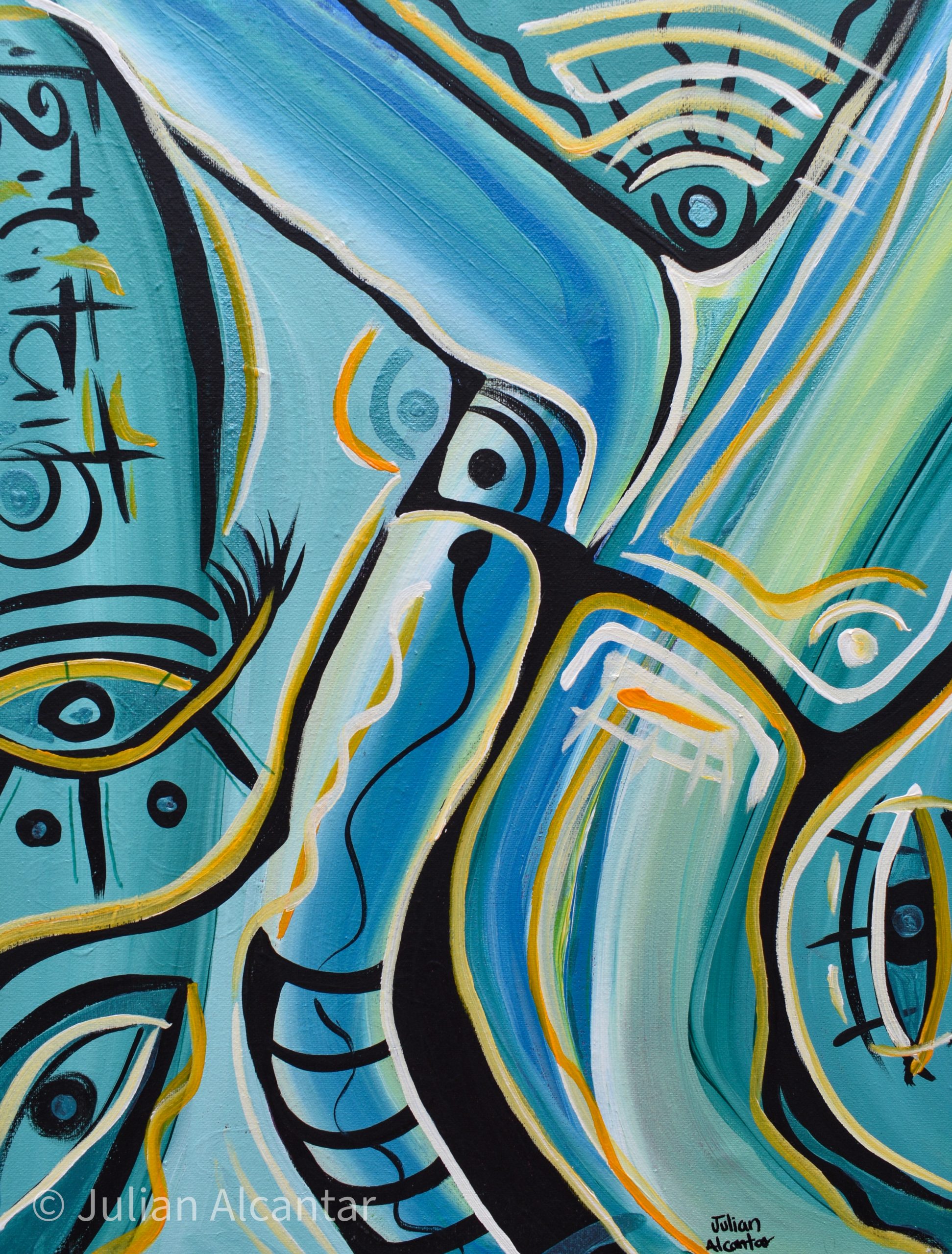 Emerald Power (Abstract Wall Decor) - Image 4