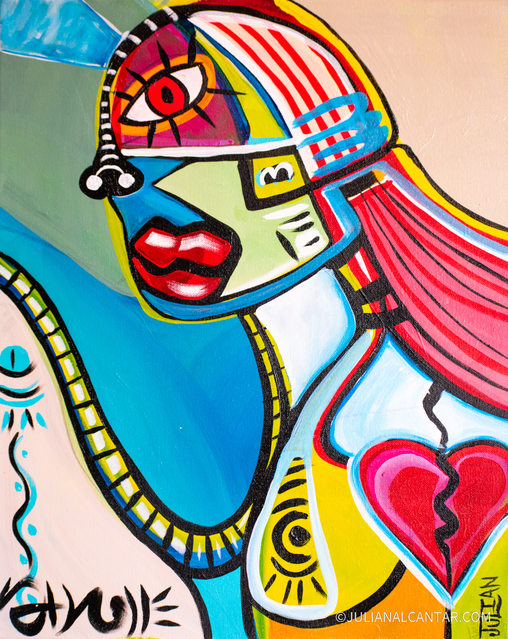 Our Future Is Life - Abstract Wall Art