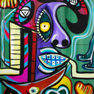 I Forgot I Had Feet - Abstract Wall Art